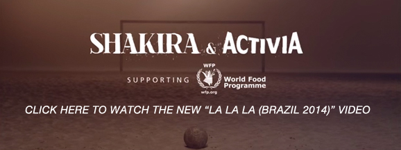SHAKIRA - WATCH THE LA LA LA (BRAZIL 2014) VIDEO