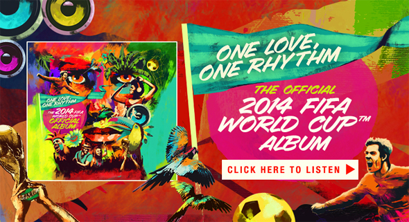 Stream The Official 2014 FIFA World Cup Album on Spotify