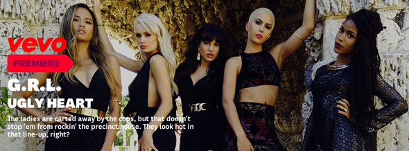 CLICK TO WATCH THE UGLY HEART VIDEO BY G.R.L.